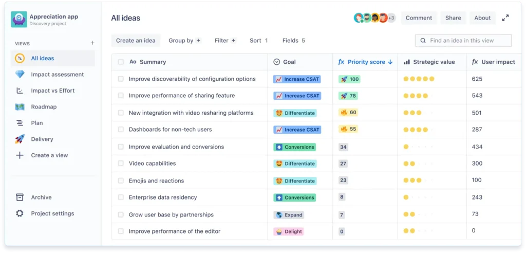 Jira Product Discovery