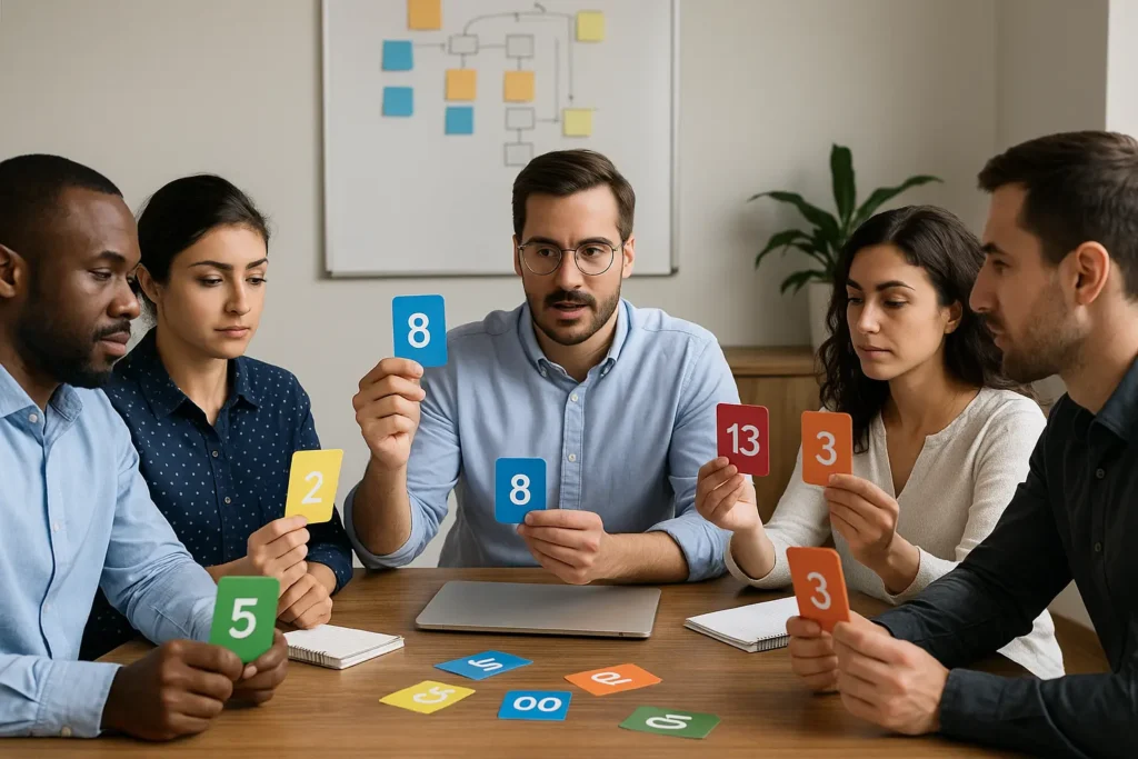 Définition Scrum Planning Poker et pourquoi est-ce utile en Product Management