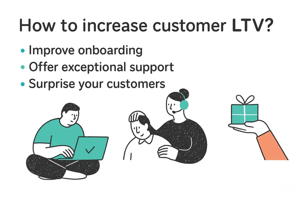 Comment augmenter la lifetime value (LTV) moyenne de vos clients