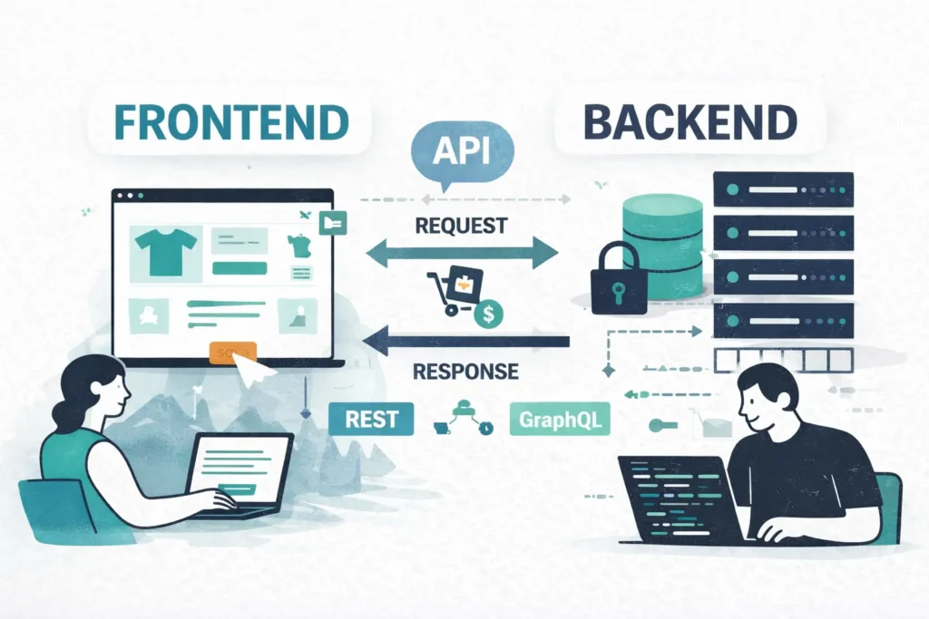 L'interaction entre frontend vs backend : comment ils communiquent