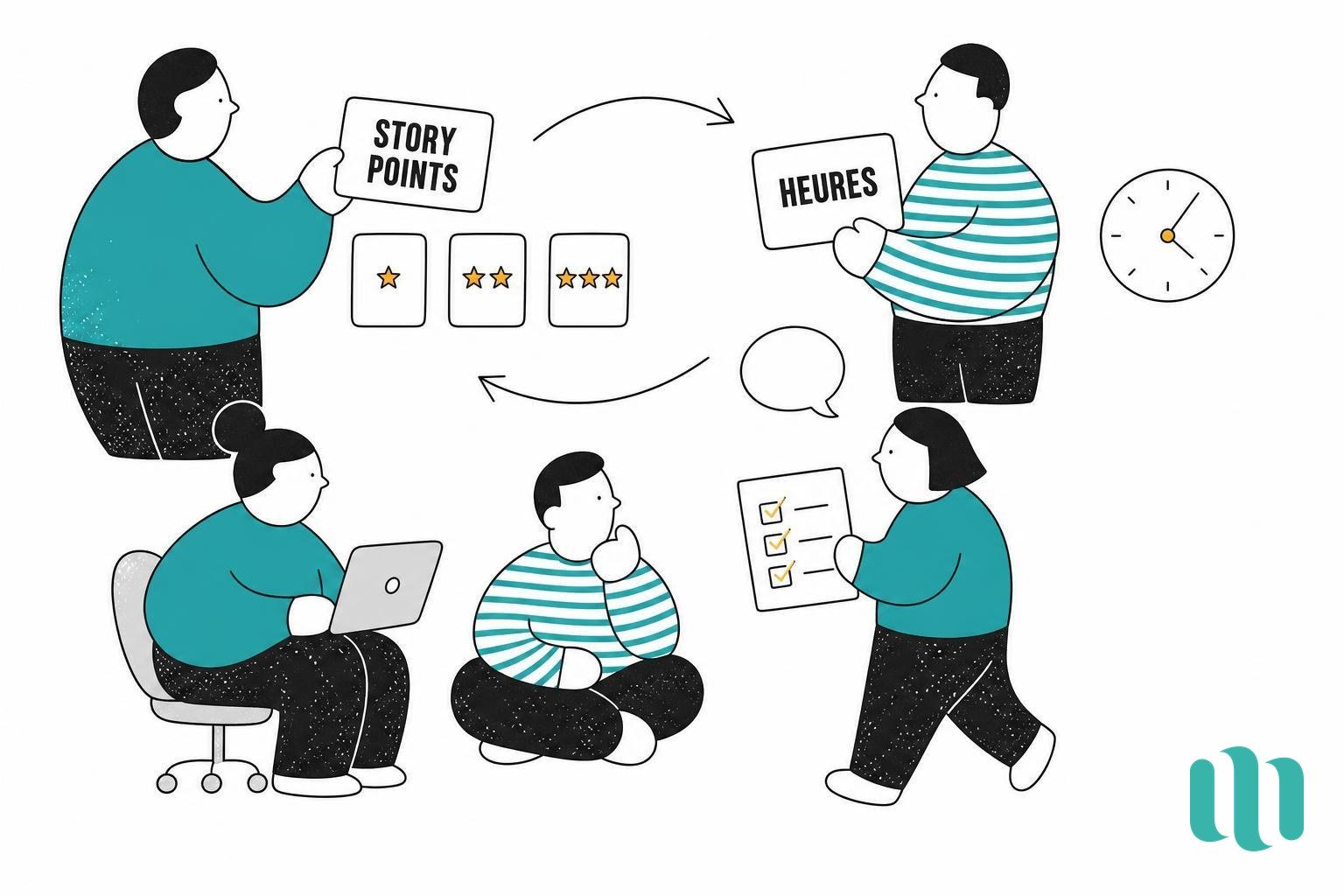 Story points ou estimation en heures