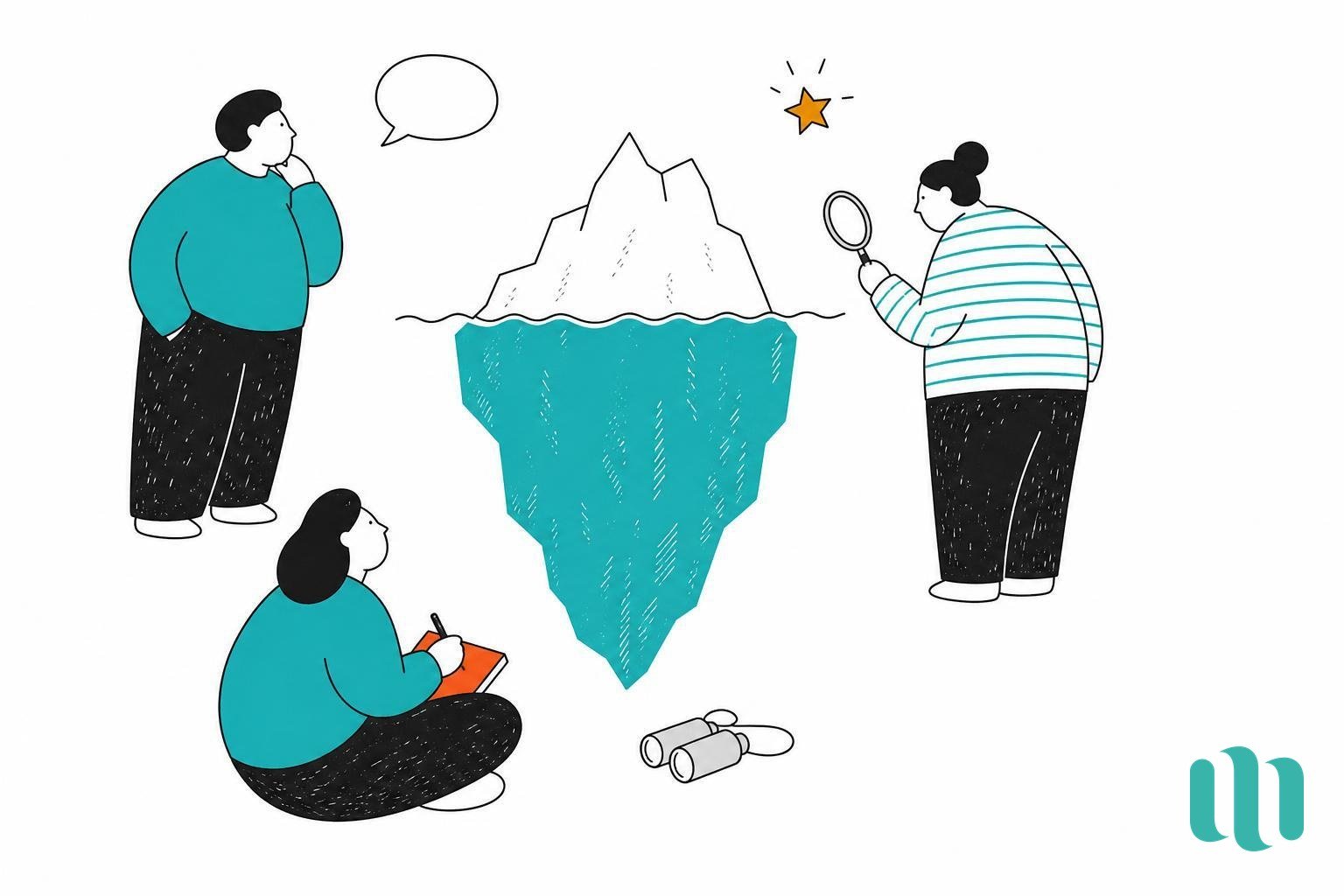 un iceberg