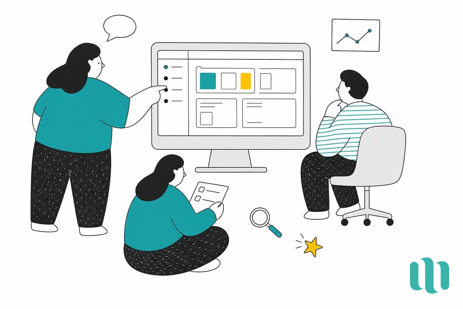 un logiciel qui tourne sur un écran