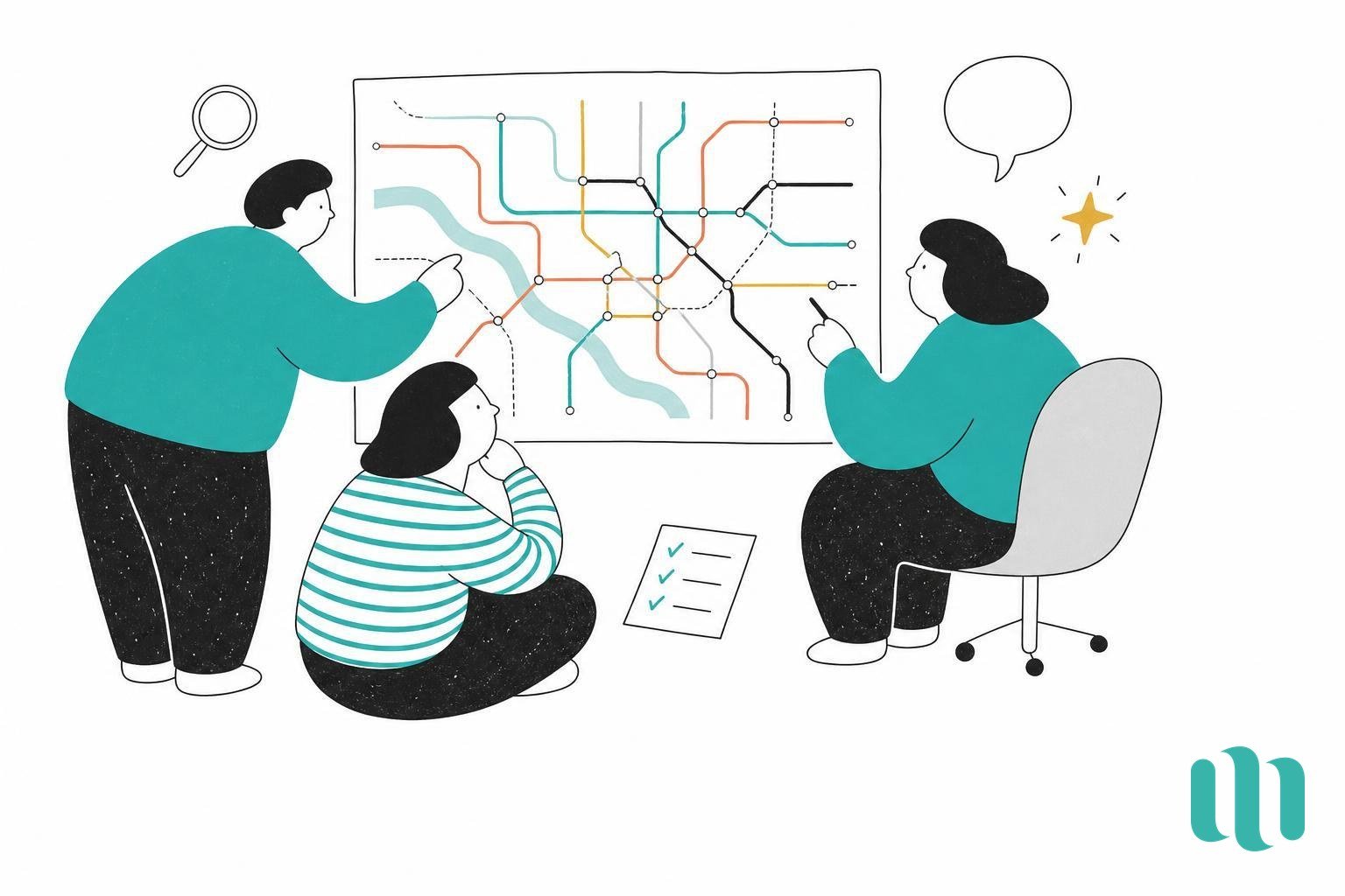 un plan de métro