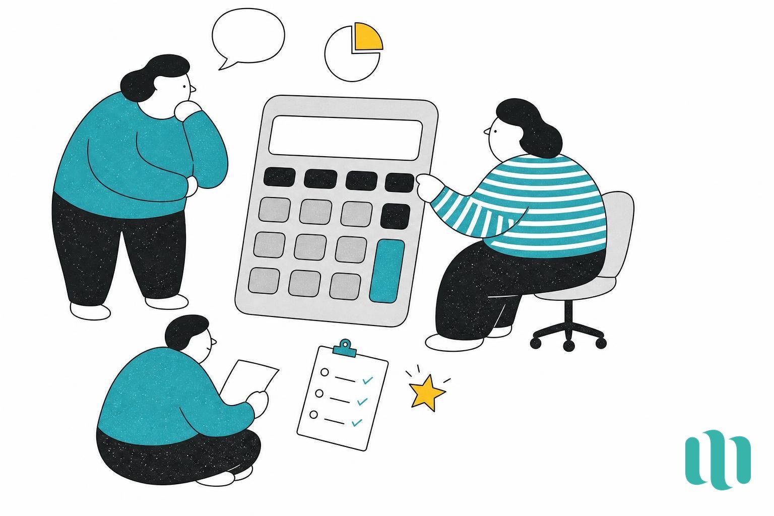 une calculatrice