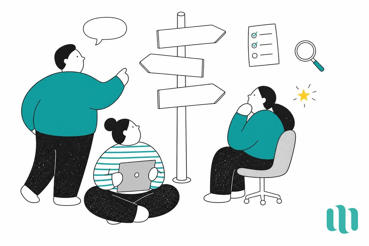 Vision, mission, stratégie et roadmap répondent à quatre questions différentes